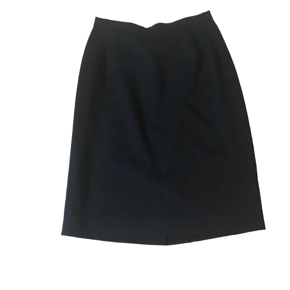 pencil Skirt wool lined made in USA expert tailoring Austin Reed VTG back zip - Picture 3 of 8